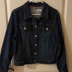 Merona Dark Blue Jean Jacket for Women